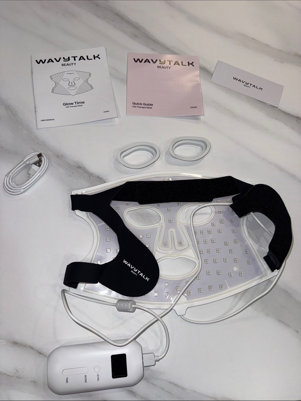 WAVYTALK Beauty LED Red Light Therapy Mask